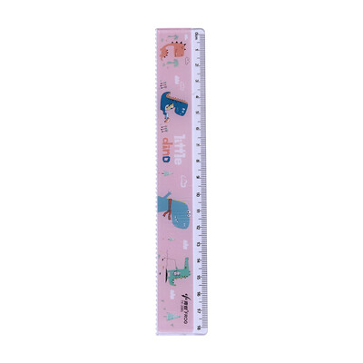 

Toponeto Clear Plastic Straight Ruler Plastic Measuring Tool for Student School Office