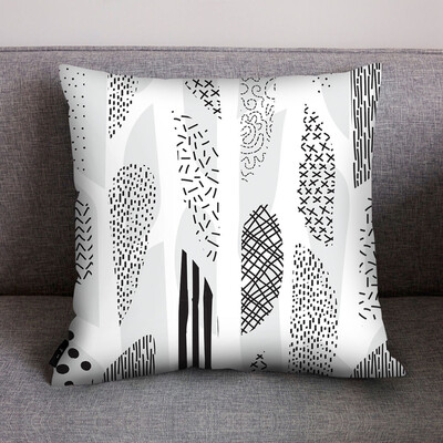 

Siaonvr Print Pillow Case Polyester Sofa Car Cushion Cover Home Decor