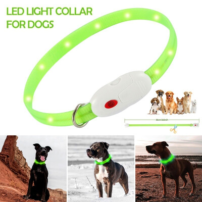 

LED Light Collar Dog Dog Collar Luminous USB Rechargeable LED Collar