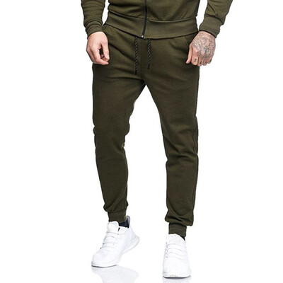 

Gobestart Fashion Mens Casual Solid Loose Patchwork Color Sweatpant Trousers Jogger Pant
