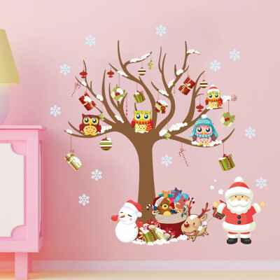 

Tailored 2018 Merry Christmas Household Room Wall Sticker Mural Decor Decal Removable