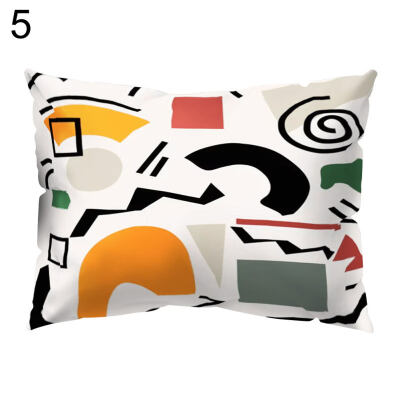 

Fresh Geometric Letter Throw Pillow Case Cushion Cover Sofa Bedding Articles