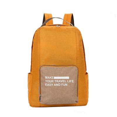 

Tailored New Cationic Folding Backpack Student Bag Oxford Cloth Folding Backpack