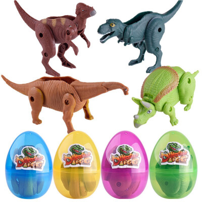 

Toys for Children Easter Cartoon Surprise Eggs Dinosaur Toy Model Transform Simulation Deformed Random Colors