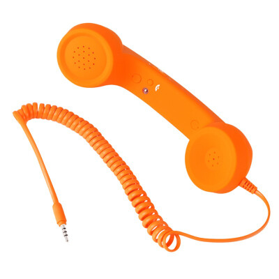 

New Classic Comfort Retro Phone Handset Speaker Phone Call Mic Receiver For iPhone Android Phones 7 Colors 35mm