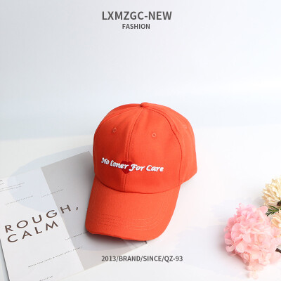 

Spring&summer 2019 new hat trendy Korean versatile letter embroidered cap womens outdoor sun visor baseball cap