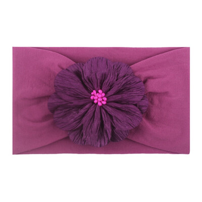 

Infant Headbands Floral Cotton Turbante Headband For Girls Elastic Newborn Baby Girl Headbands Baby Hair Accessories