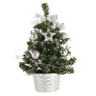 

Toponeto Artificial Tabletop Mini Christmas Tree Decorations Festival Miniature Tree 20cm