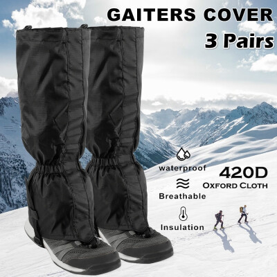 

Hiking Gaiters Leg Gaiters Outdoor Waterproof Gaiters Wear-resistant for Outdoor Walking Climbing Hunting Skiing