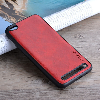 

for xiaomi redmi 5a case Luxury Vintage leather Skin cover phone cases for xiaomi redmi 5a funda Business style coque capa