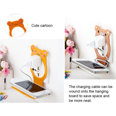 

Mobile phone holder hanging holder charging Wall for tablet cellphone for iPhone X 8 stand support for samsung S9 Plus Xiaomi 8