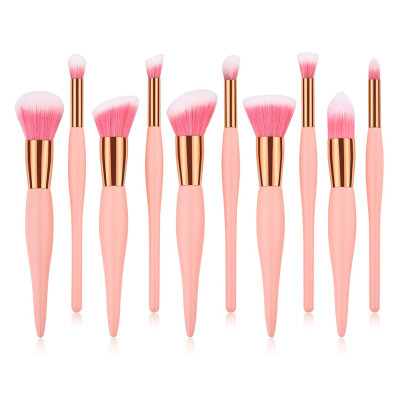 

10pcs Makeup Brush set Wood Handle Professional Make up Brushes Foundation Concealer Eye Make up Brushes