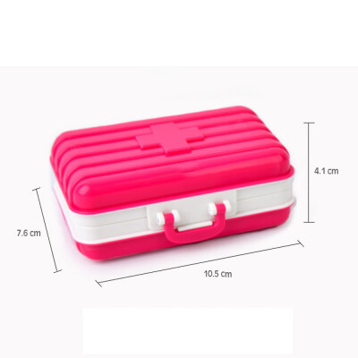 

Toponeto Pill Medicine Box Holder Storage Organizer Container Case Portable