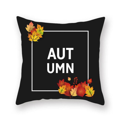 

10 Styles New Halloween Happy Thanksgiving Pillow Cases Fall Sofa Pumpkin Throw Cushion Cover Home Decor