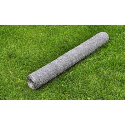 

Hexagonal Wire Netting 3 3" x 82 Galvanized Mesh Size 05"