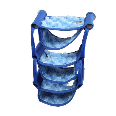 

Durable Small Pet Hammock Super Soft Short Plush Multifunctional Multilayer Hammock For Bird Small Pets Hamster Rabbit 2 Colors