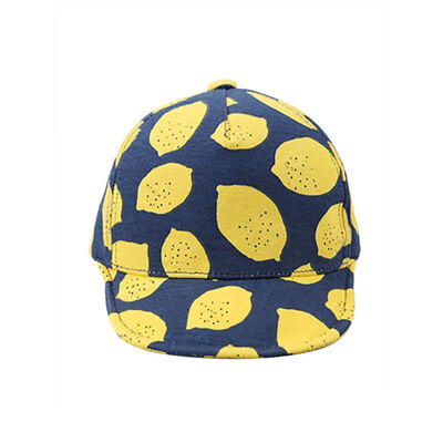 

Children Fashion Lemon Printed Hats Cute Baby Hat for Girls Boys with Soft Brim Summer Caps
