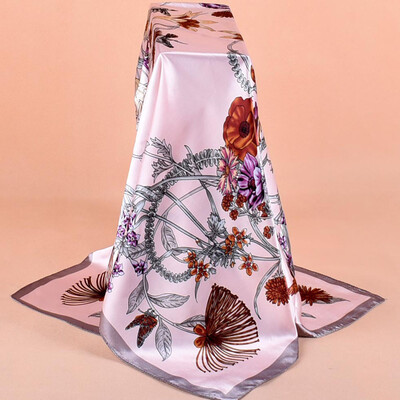 

Square Segiempat Umama Scarf Silk Motif Printed Satin Maxmara