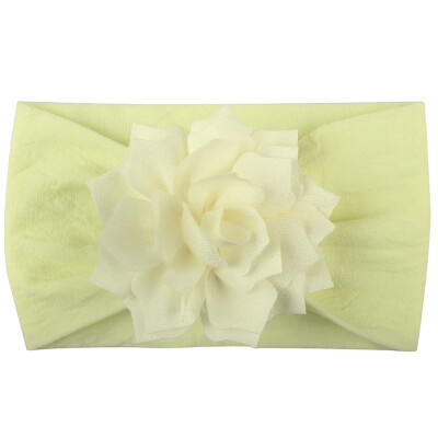 

Soft Cotton Knit Baby Heaband Cute Flower Elastic Haarband Baby Girl Headbands Baby Hair Accessories Newborn Hair Band