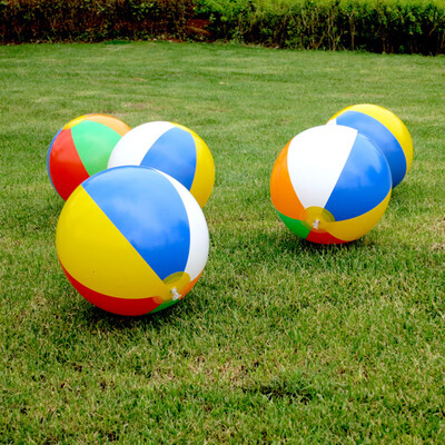 

YIWULA10pc 23CM Inflatable Swimming Pool Party Water Game Balloon Beach Ball Toy
