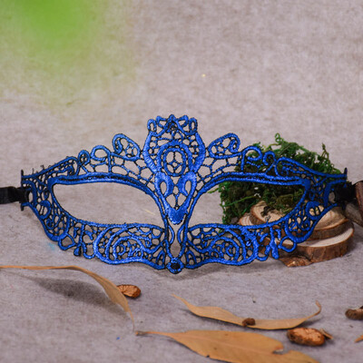 

Tailored Masquerade Lace Mask Catwoman Halloween Cutout Prom Party Mask Accessories