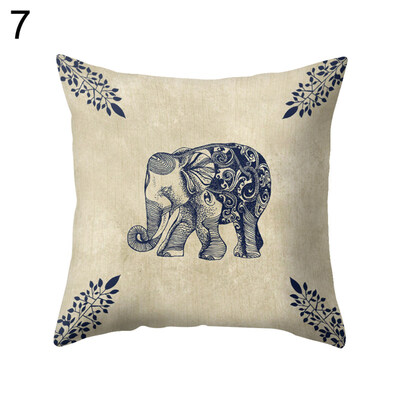 

Animal Elephant Plant Pillow Case Cushion Cover Sofa Bed Car Cafe Office Decor