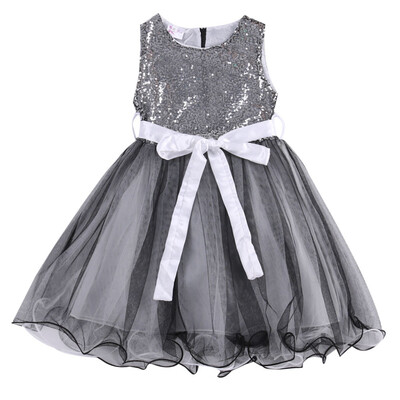 

Girls Princess Party Wedding Bridesmaid Tutu Dresses Children Photograph Dresses