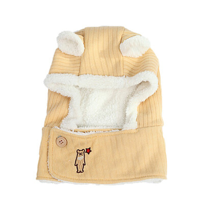 

lovely soft Warm Dog ear Caps cotton Casual Kids Winter Hats Boys Caps Hat Children Plus Velvet Warm For Baby Beanies