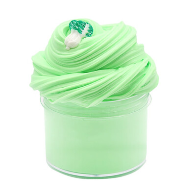 

Siaonvr 200ml Cloud Mud Simulated Vegetables Slime Scented Decompression Toy