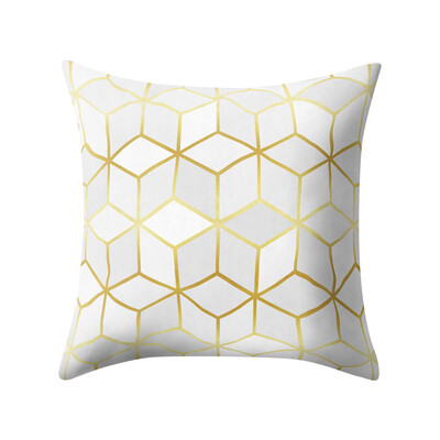 

〖Follure〗Rose Black Gold Cushion Cover Square Pillowcase Home Decoratio