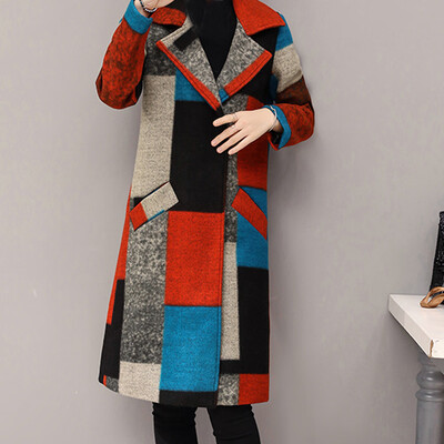 

Tailored Womens Oversize Lapel Cashmere Wool Blend Belt Trench Coat Outwear Jacket