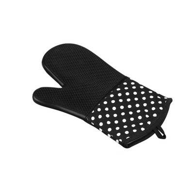 

Silicone Heat Insulating Gloves for Microwave Oven Fashion Dotted Oven Mitts Pot Holder 200C Heat insulation Baking Glove 1Piece