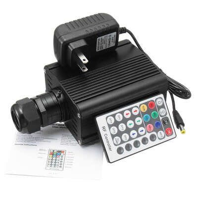 

16W RGBW LED Star Ceiling Lights 28 Keys RF Remote Control Glowing Fiber Optical Cable Kit
