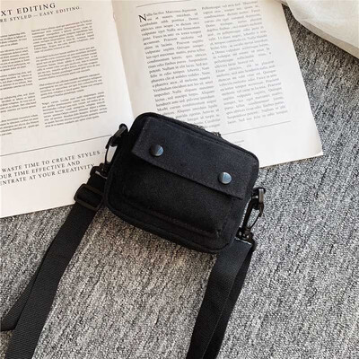 

Fashion Girls Casual Women Teenage Schoolbags Children Cute Solid Print Cross-body Handbag Kids Canvas Shoulder Messenger