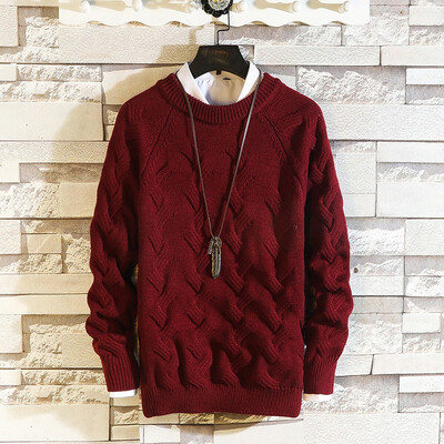 

Toponeto Mens New Autumn Winter Casual Long Sleeve Knitting Sweaters Tops Blouse