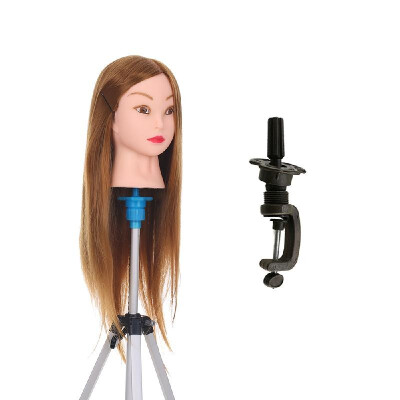 

24 Mannequin Head with Head Stand for Braiding Training Practice Manikin Head for Hairdresser Cosmetology Dummy Head Made from H