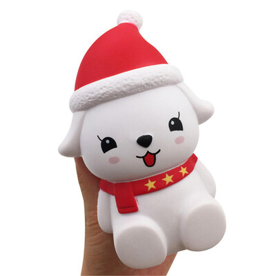 

Gotoamei Christmas Cute Dog Soft Scented Stuffed Slow Rising Toys Stress Relief Toy