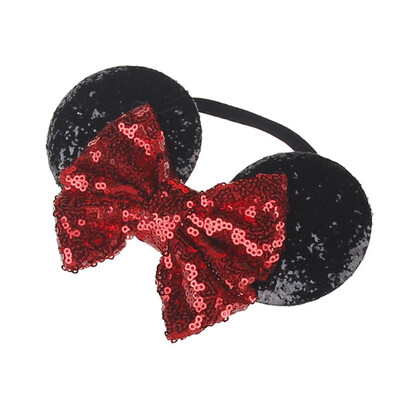 

New Style Baby Children Girl Hairband Cartoon Circle Ear Casual Cute Sequin Bowknot High Quality Party Hair Accessories Headwear