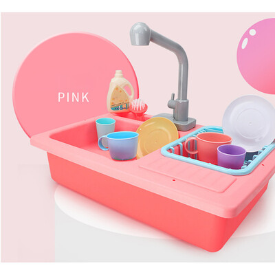 

〖Follure〗Color Changing Kitchen Sink Toys Children Heat Sensitive Thermochromic Dishwash
