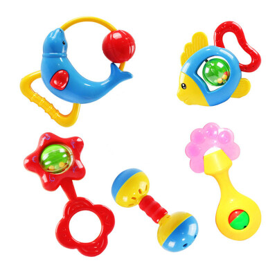 

〖Follure〗Animal Handbells Developmental Toy Bells Kids Baby Rattle Lovely