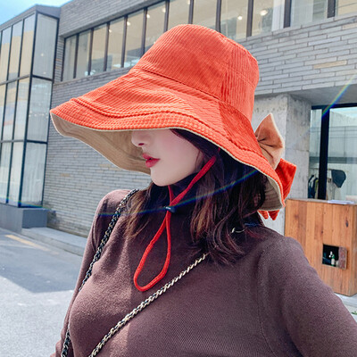 

2019 New Hat Women FallWinter Fashion Korean Wave Students Joker Outdoor Warm Fisherman Hat Thickened Bowl Hat