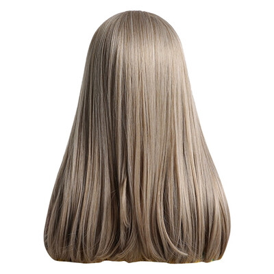 

〖Follure〗Chemical Fiber Hair Wig Women Fashion Thin Bangs Long Straight Hair Wig