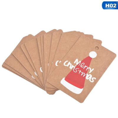 

New Crafts 50pcslot 755 Cm Kraft Paper Label Price Tags Wedding Christmas Party Gift Card Packaging Labels Gift Decoration