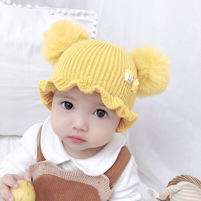 

Baby Hat Girls Cartoon Print Hats Autumn Winter Warm Cap Girls Cotton Winter Child Hat Kids Casual Hats