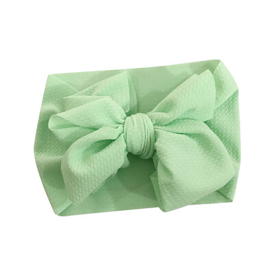 

Big Bowknot Baby Headbands Knotted Infant Headwraps Girls Turban Baby Bows
