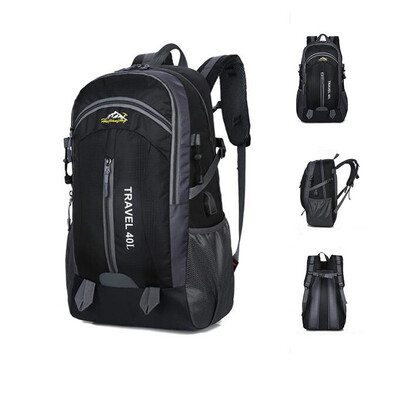 

40L Waterproof Backpack Hiking Bag Cycling Climbing Backpack Travel Outdoor Bags Men Women USB Charge Anti Theft Sports Bag