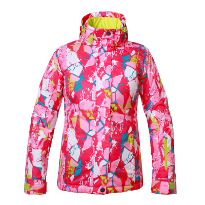 

Womens Hooded Windproof Ski Jacket Breathable Waterproof Sports Skiing Snowboard Jacket Coat