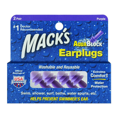 

беруши Mack'S купальня с импорта США из мягкого силикона беруши плавание поставки оборудования прозрачные два загруженных