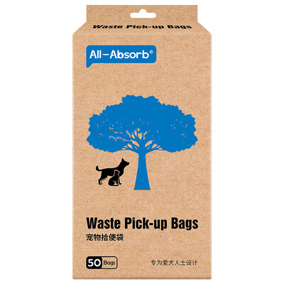 

Honeyatche pet pick up bag dog garbage bag feces pick up pick up pouch bag 50 pieces