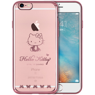 

Hello Kitty Apple 6 / 6s Plus Phone Case iPhone6 ​​/ 6s Plus Cartoon Case Transparent drop shatterproof shell 5.5-inch small naughty